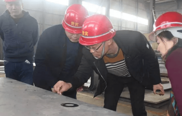 歡迎周南高速宋總，張經理，張部長來偉志鋼模板公司參觀考察偉志鋼模板